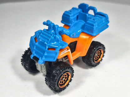 Sand Shredder Quad, Matchbox 2012, Niebieski, Pomarańcz, Die cast, Resoraki – zdjęcie 2