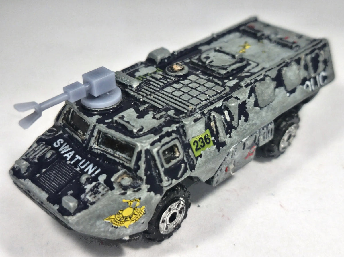 SWAT VEHICLE, Pojazd Wojskowy 236, Die cast 07/08, Szary, 1:64, Resoraki – zdjęcie 2