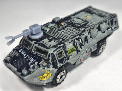 SWAT VEHICLE, Pojazd Wojskowy 236, Die cast 07/08, Szary, 1:64, Resoraki – zdjęcie 2