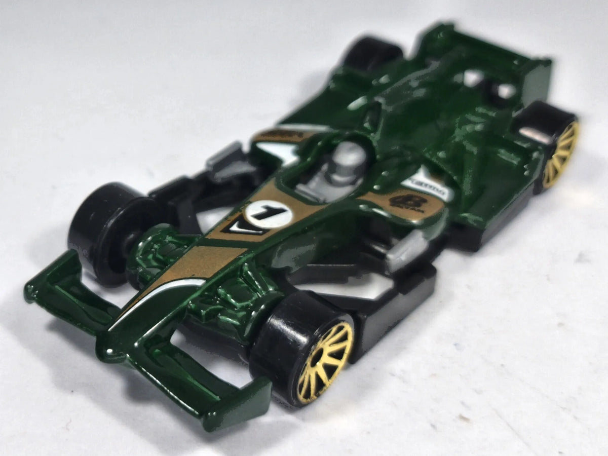 F1 Racer Hot Wheels 1:64 Bolid F1 7 Luzak Zielony – zdjęcie 2