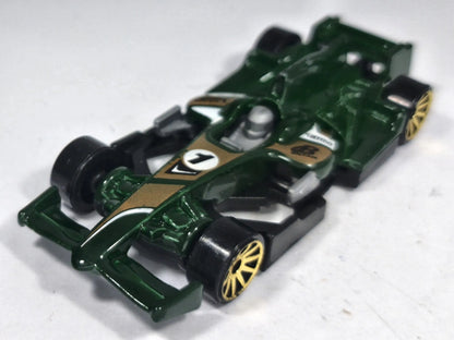 F1 Racer Hot Wheels 1:64 Bolid F1 7 Luzak Zielony – zdjęcie 2