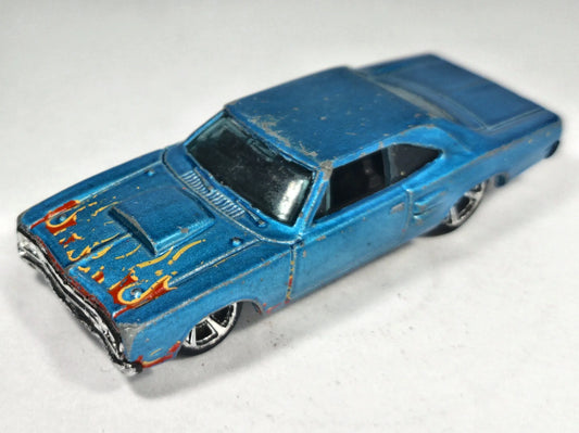 Dodge Charger 500 Hot Wheels 1:64 Luzak Niebieski Muscle Car – zdjęcie 2