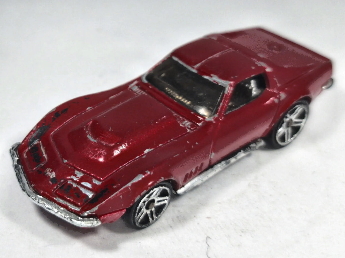 '69 Chevrolet Corvette Hot Wheels Superfast 1:64 Luzak Czerwony – zdjęcie 2
