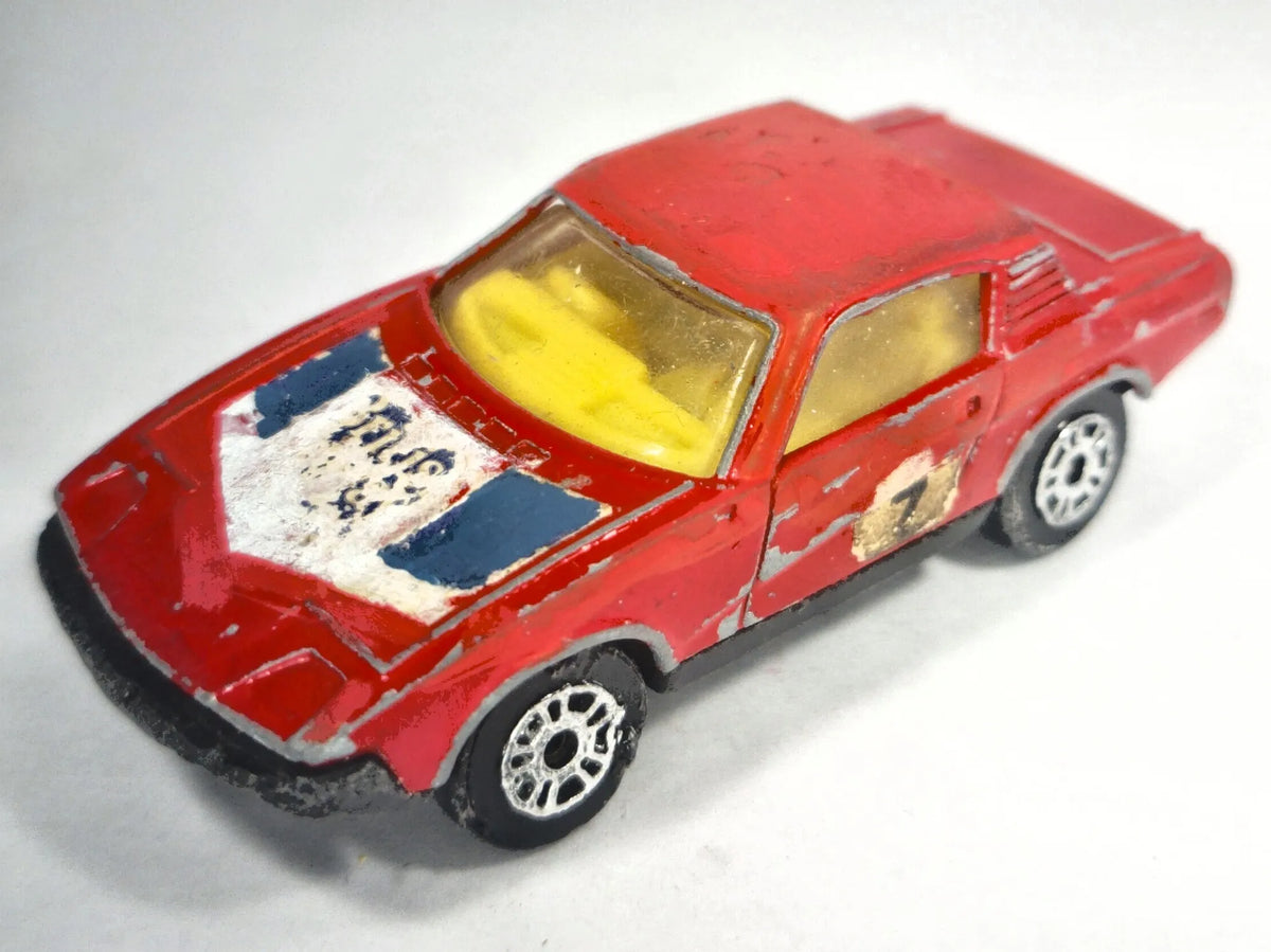 TRIUMPH TR7, Corgi Juniors, Made in Gt Britain, Die cast, Czerwony, 1:64 – zdjęcie 2