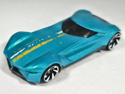 Twin Mill Gen-E Hot Wheels 2018 HW Green Speed 1:64 Luzak Turkusowy – zdjęcie 2