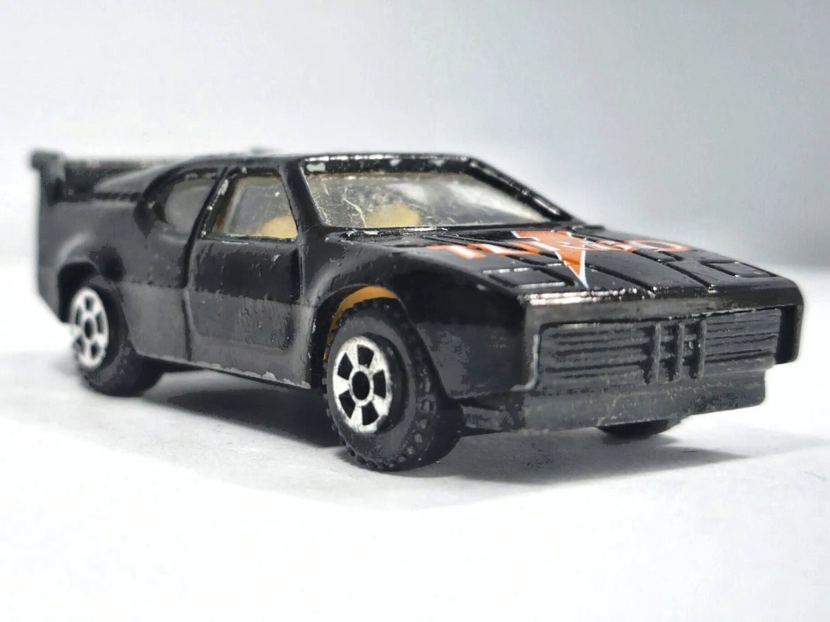 Jak BMW M1 z 1982, High Speed, Die cast M3, TURBO 23, Czarny 1:64, Resoraki – zdjęcie 9