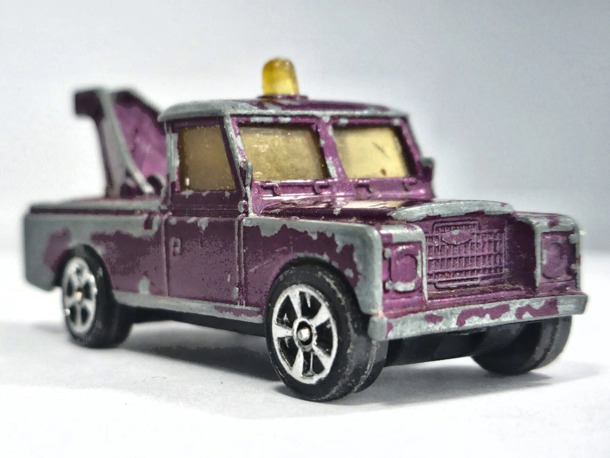 LAND ROVER, Corgi Juniors, Made in Gt Britain, Die cast 3396/69 Fiolet 1:64 – zdjęcie 9