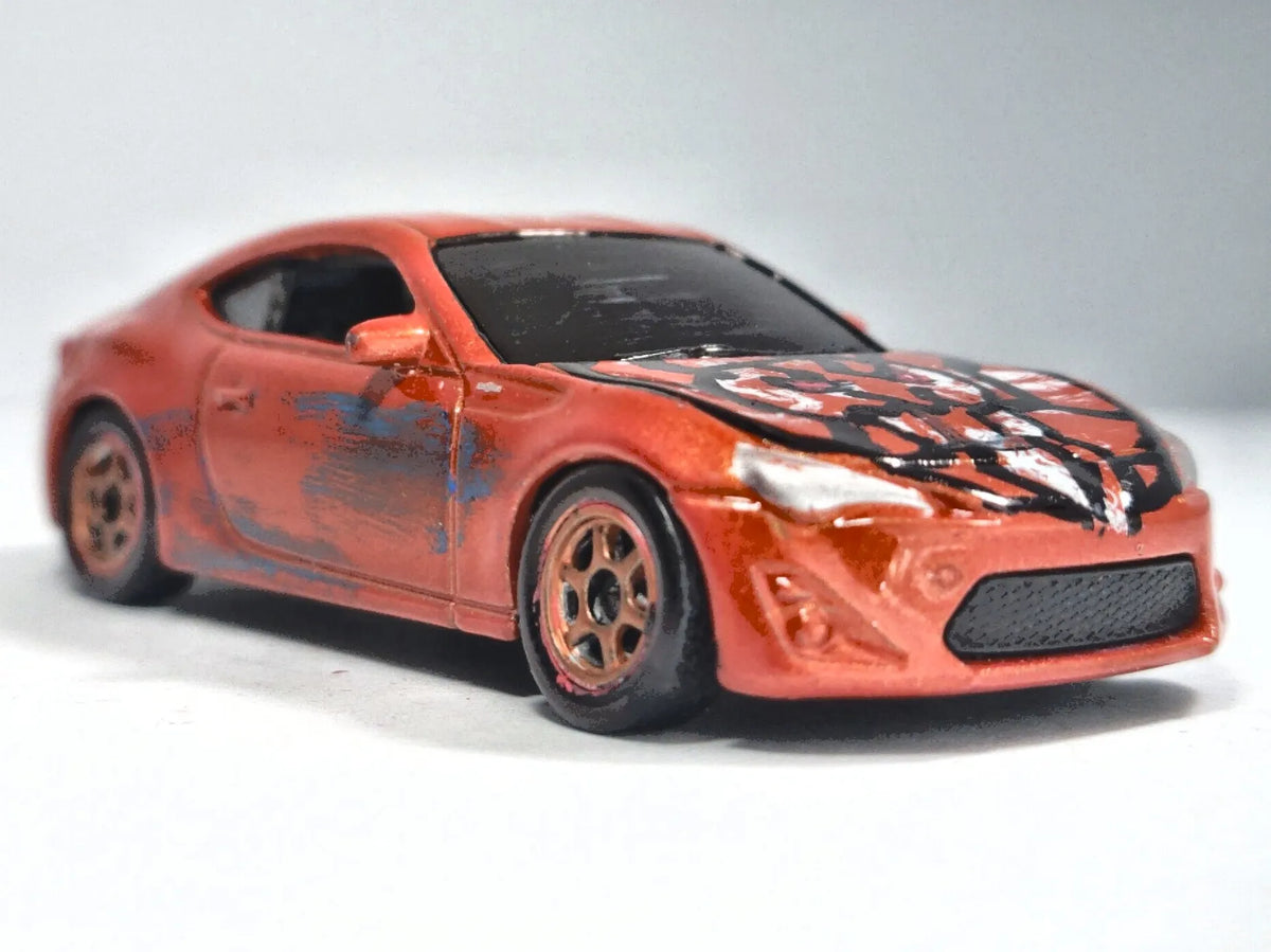 TOYOTA 86 CUSTOM ART, Welly, Die cast No. 52287, Miedziany, 1:60, Resoraki – zdjęcie 9