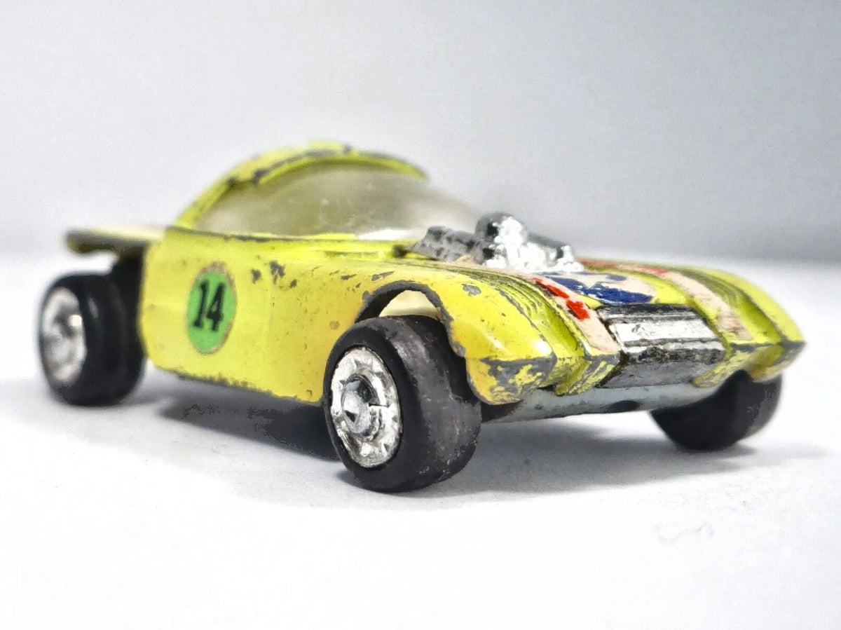 TORNADO, Dyna-Wheels (ZEE Zylmex), Vintage Die cast D14 Żółty 1:64 Resoraki – zdjęcie 9