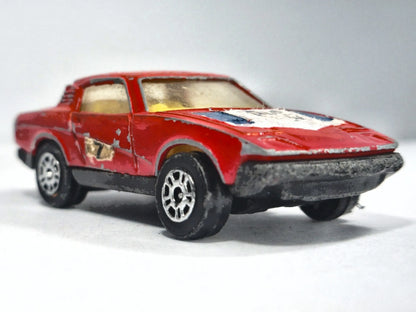 TRIUMPH TR7, Corgi Juniors, Made in Gt Britain, Die cast, Czerwony, 1:64 – zdjęcie 9