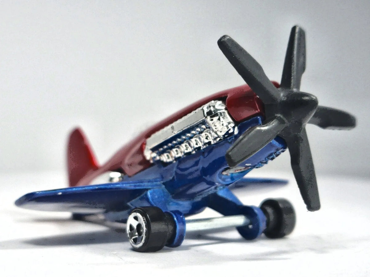 MAD PROPZ, SAMOLOT, Hot Wheels 2004, Die cast C2719, Resoraki, 1:64 – zdjęcie 9