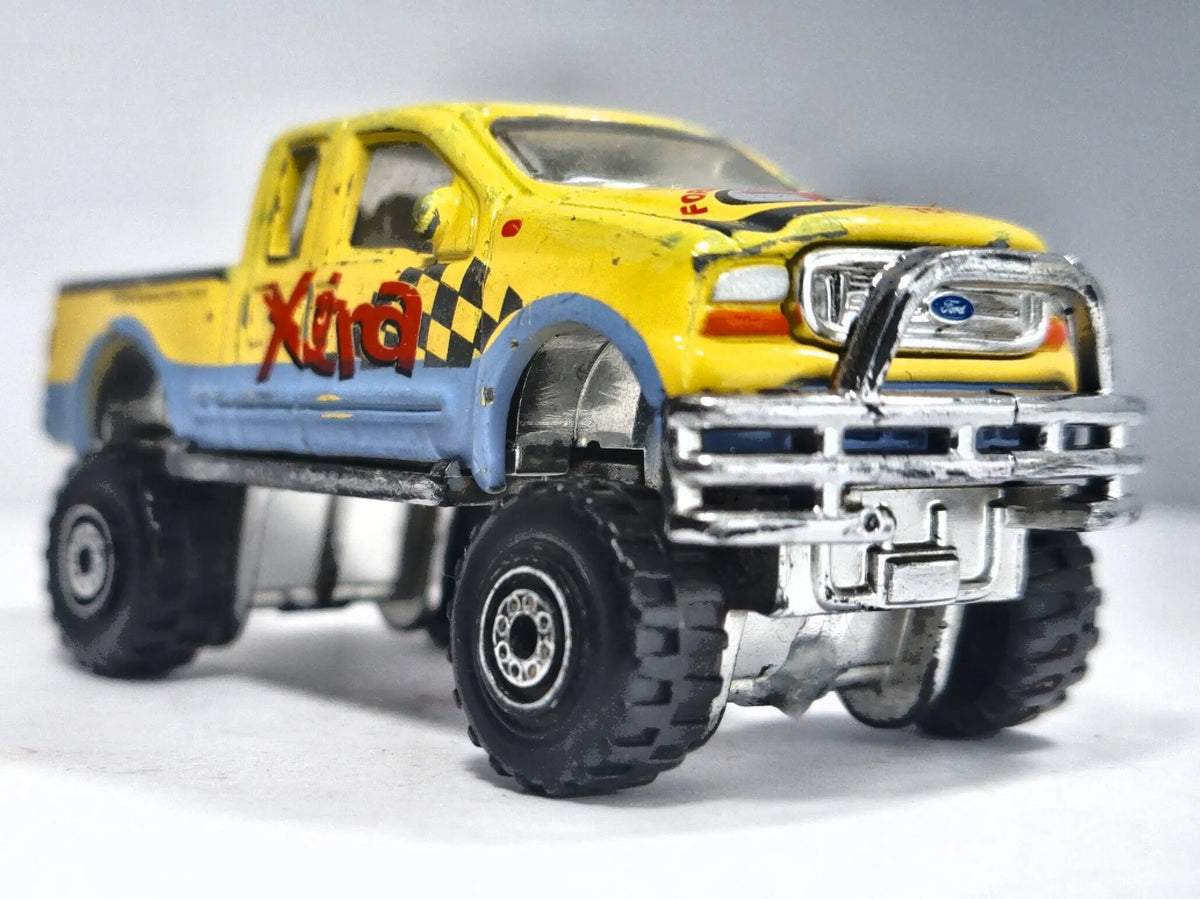FORD F-SERIES PICKUP, XTRA, Realtoy, Die cast, Żółty, 1:64, Resoraki – zdjęcie 9