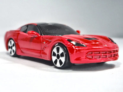 2014 CORVETTE STINGRAY, Maisto, Die cast, Czerwony, 1:64, Resoraki – zdjęcie 9
