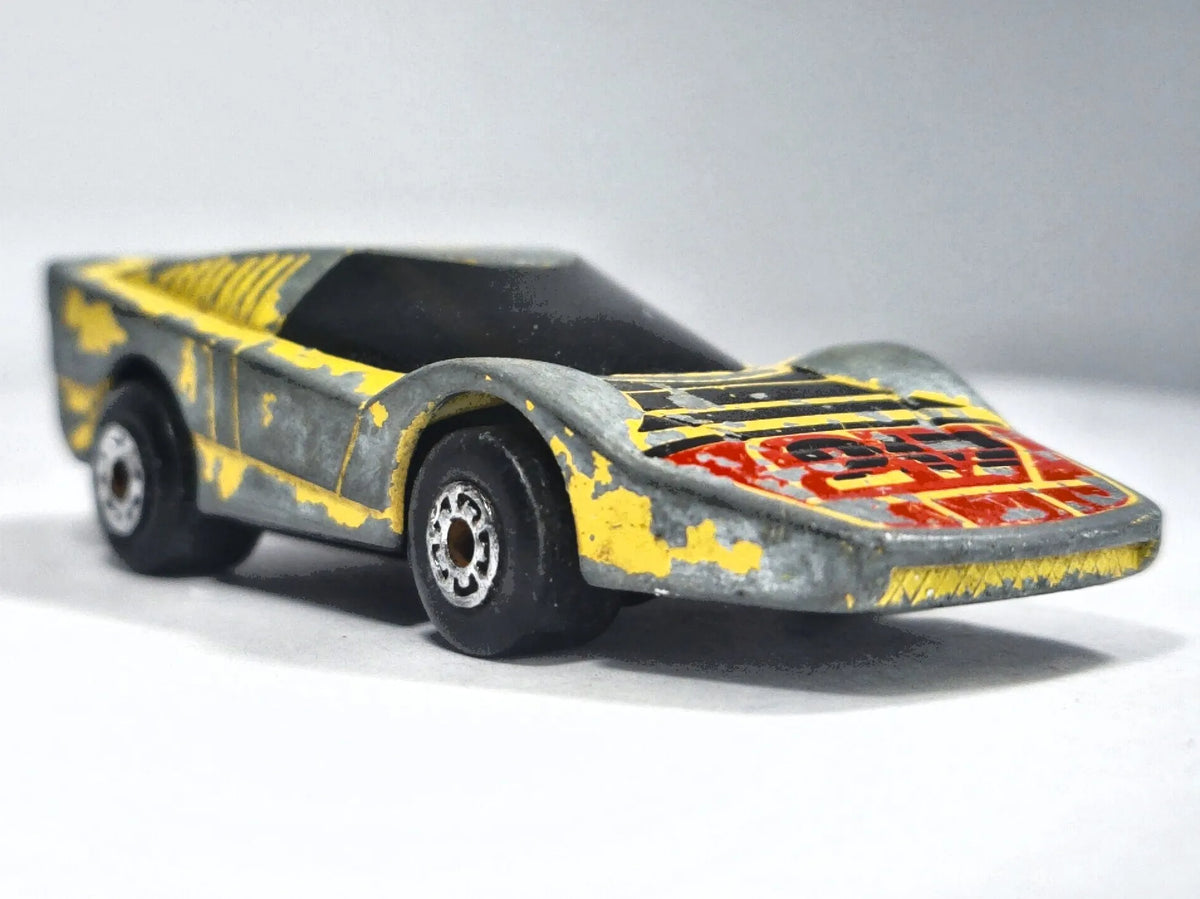 SUPER G.T., Matchbox 1985, Vintage Die cast BP 31/32, Szary, 1:64, Resoraki – zdjęcie 9