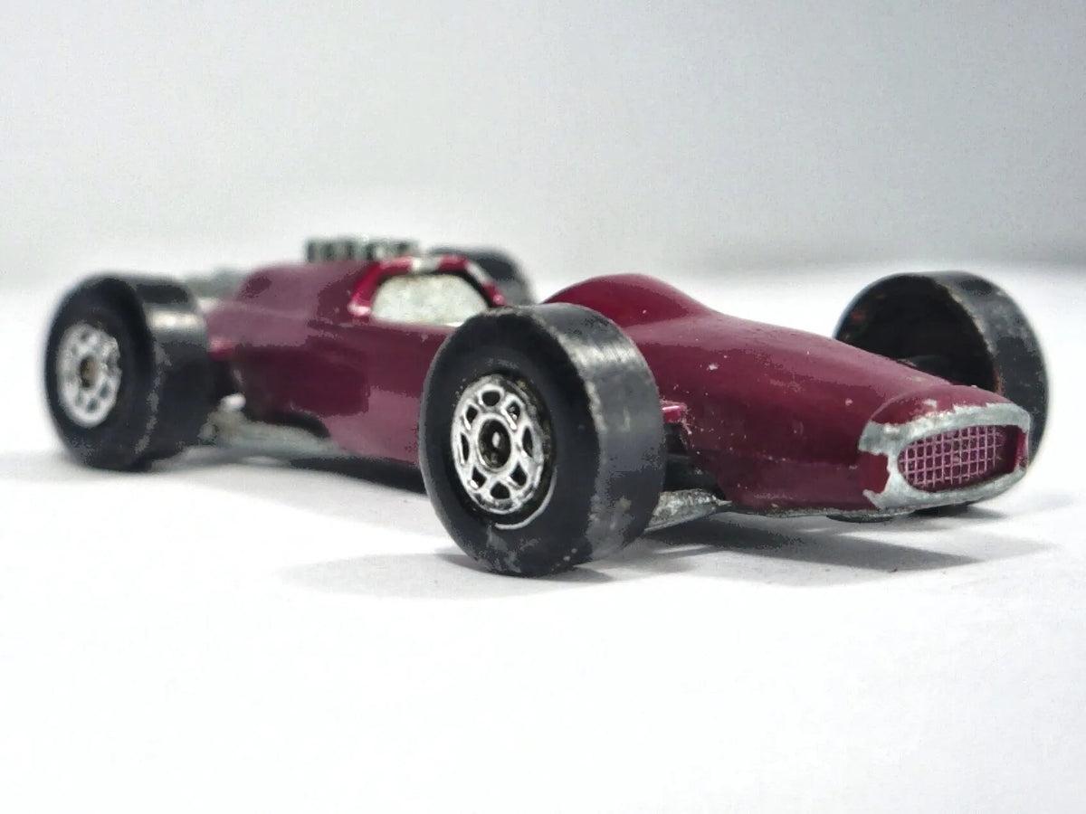 Lotus Super 7 Super Fast Matchbox '70 Magenta 1:64 Made in England – zdjęcie 9