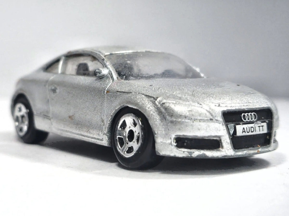 AUDI TT, Realtoy, Die cast, Srebrny, 1:57, Resoraki – zdjęcie 9