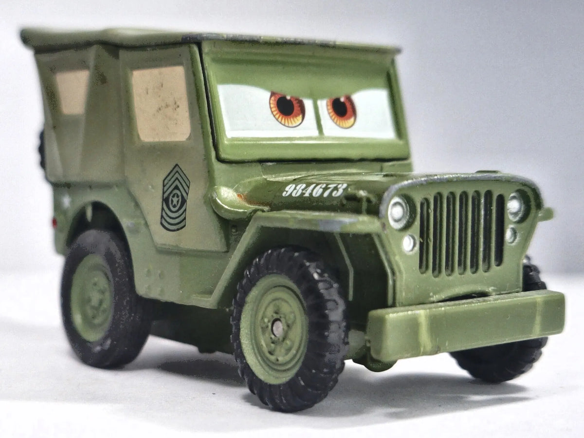 SARGE (KAMASZ), Auta 3 - Disney/Pixar, Die cast, Zielony, 1:64, Resoraki – zdjęcie 9