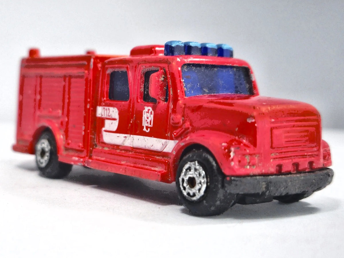 EQUIPMENT TRUCK, Straż pożarna, Maisto, Die cast, Czerwony, 1:64, Resoraki – zdjęcie 9