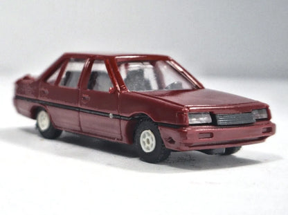 1981 MITSUBISHI GALANT, Směr, Die cast, Bordowy, 1:87, Resoraki – zdjęcie 9