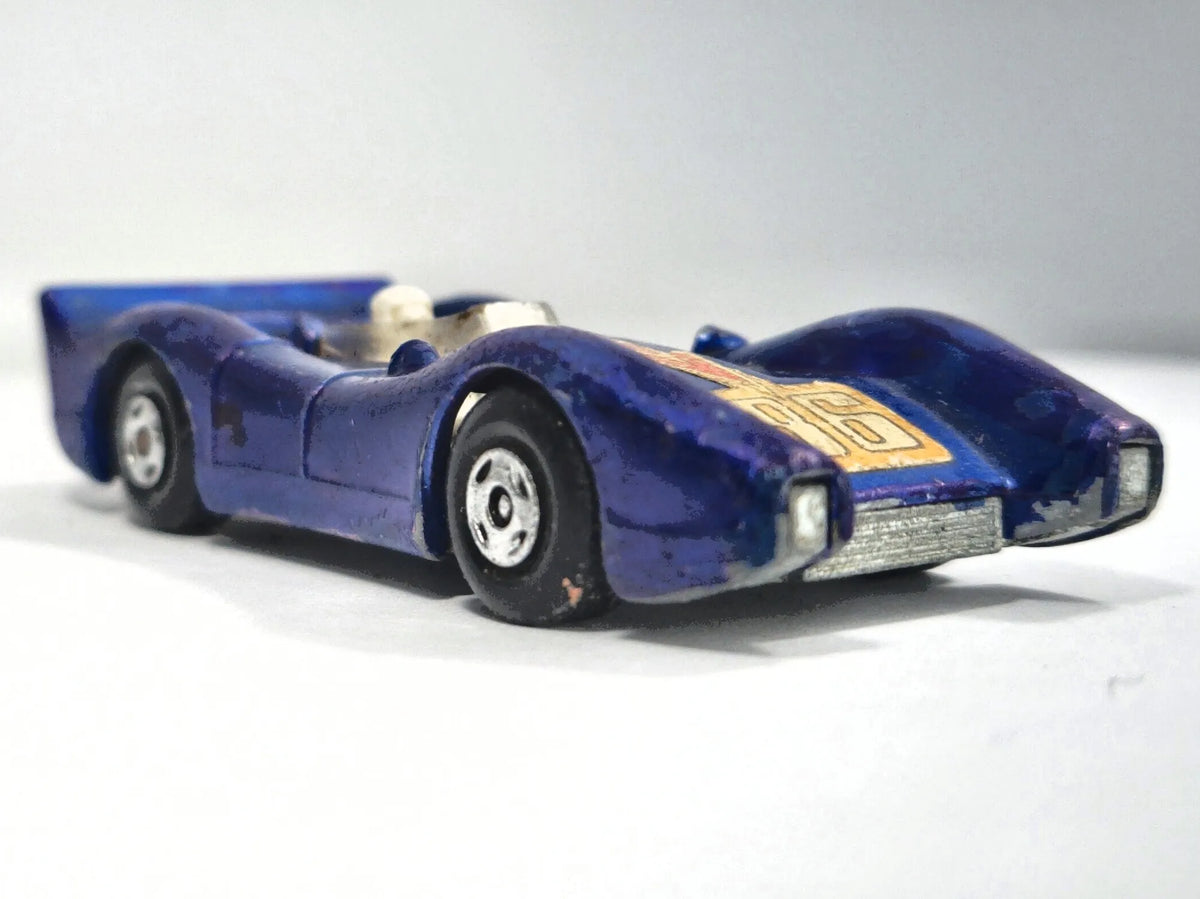BLUE SHARK, Matchbox 1971, Made in England, Die cast 61, Niebieski, 1:64 – zdjęcie 9