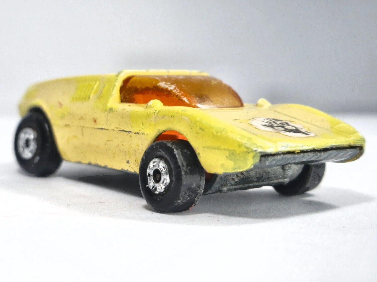 MOD ROD, Matchbox 1971, Made in England, Die cast MOD ROD NO.1, Żółty, 1:64 – zdjęcie 9