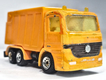 CIĘŻARÓWKA jak MERCEDES, Śmieciarka, Siku, Die cast Pomarańcz 1:87 Resoraki – zdjęcie 9