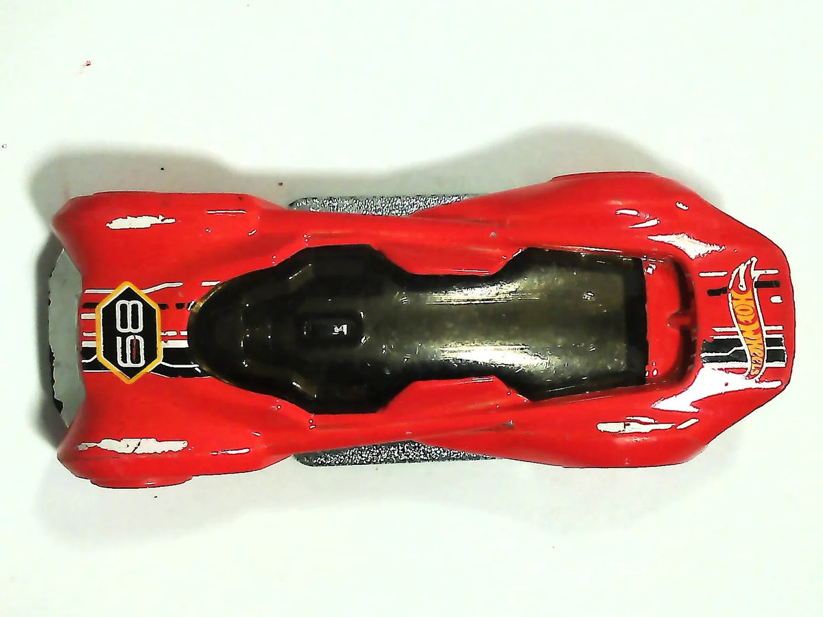 FUTURISMO, Hot Wheels 2016, Resoraki, Die cast M18, Czerwony, 1:64 – zdjęcie 6