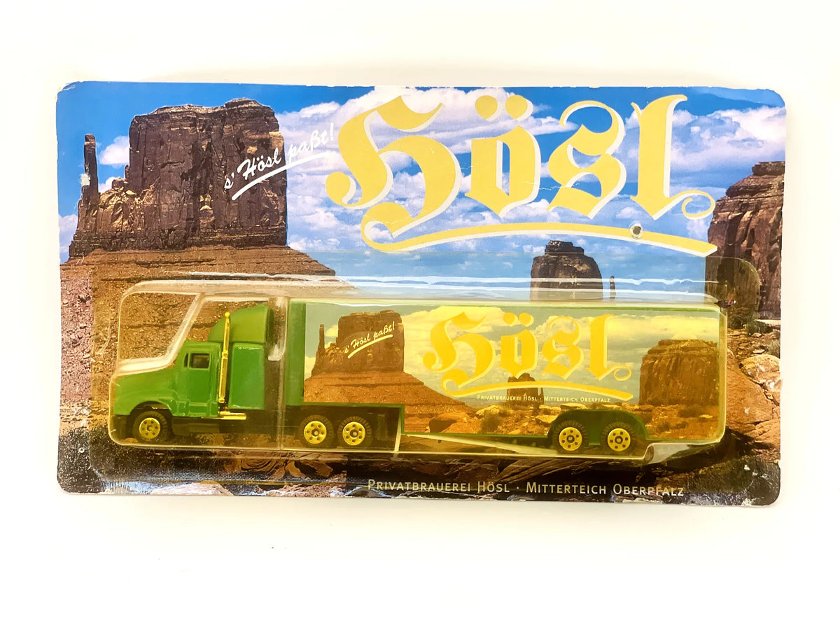 Ciężarówka Cabover Grell 1:87 Ciężarówka Promocyjna Hösl Blister Zielony