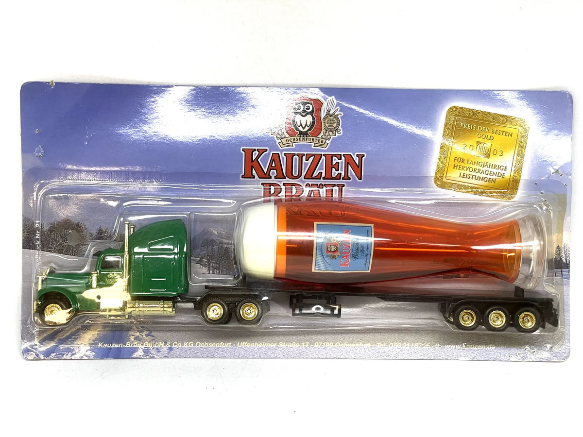 Freightliner Grell 1:87 Ciężarówka Promocyjna KAUZEN BRÄU Blister Zielony