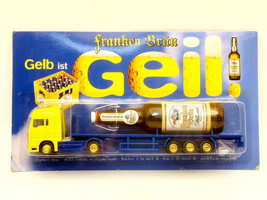 MAN Hümmer 1:87 Franken Bräu Gelb is Geil Blister Żółty Promocyjny