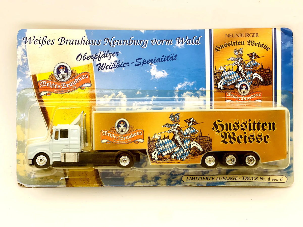 Freightliner DGD 1:87 Ciężarówka Promocyjna Weißes Brauhaus Blister Złoty