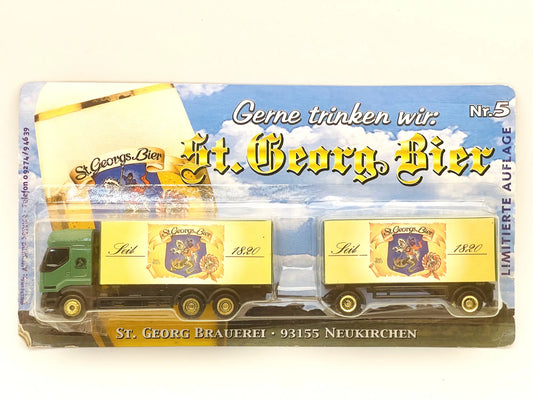 Renault Grell 1:87 Ciężarówka Promocyjna St. Georg Bier Blister Żółty