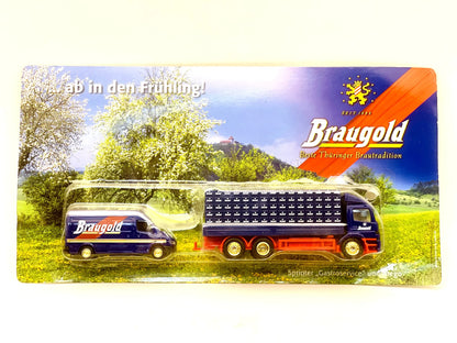 Mercedes Sprinter / Atego Grell 1:87 Ciężarówka Promocyjna Braugold Blister