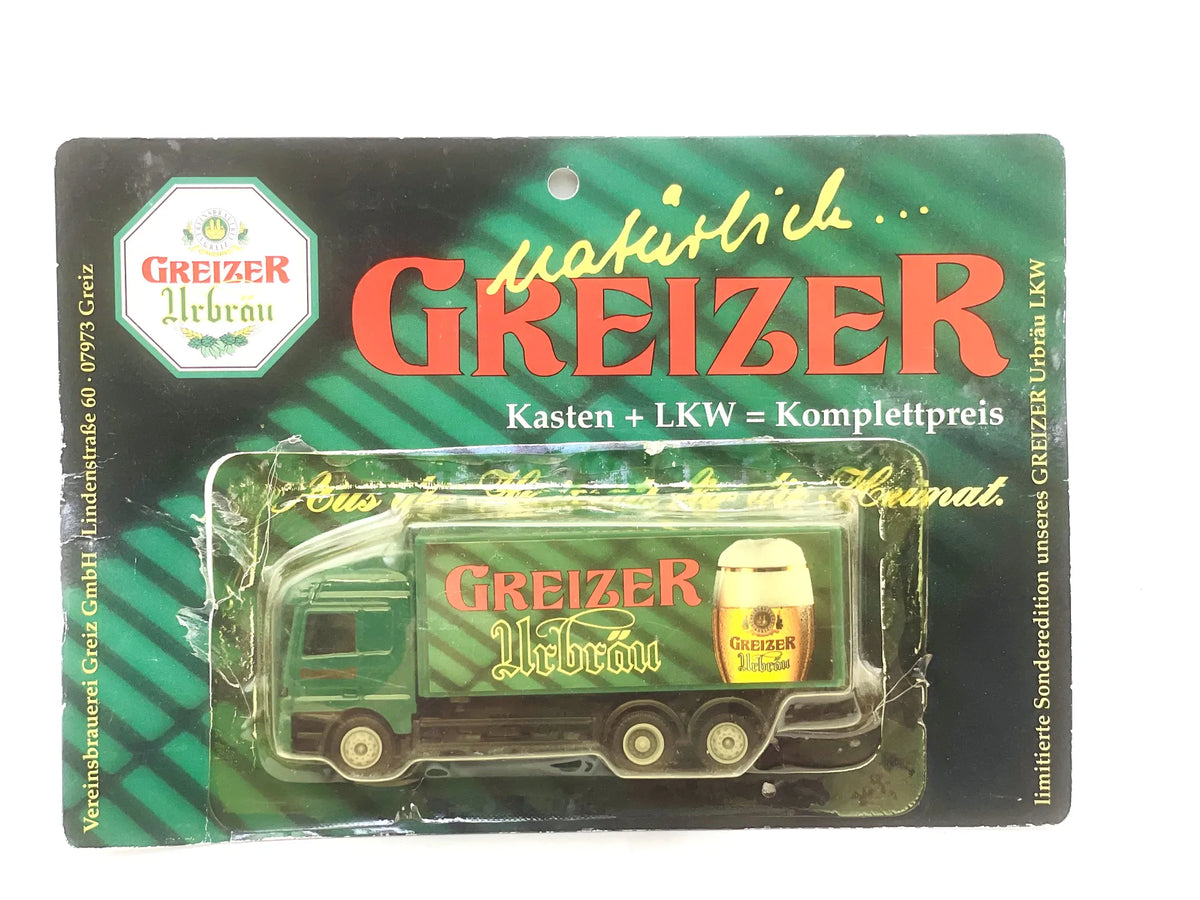 Ciężarówka Dystrybucyjna DGD 1:87 GREIZER Urbrau Blister Zielony Reklama