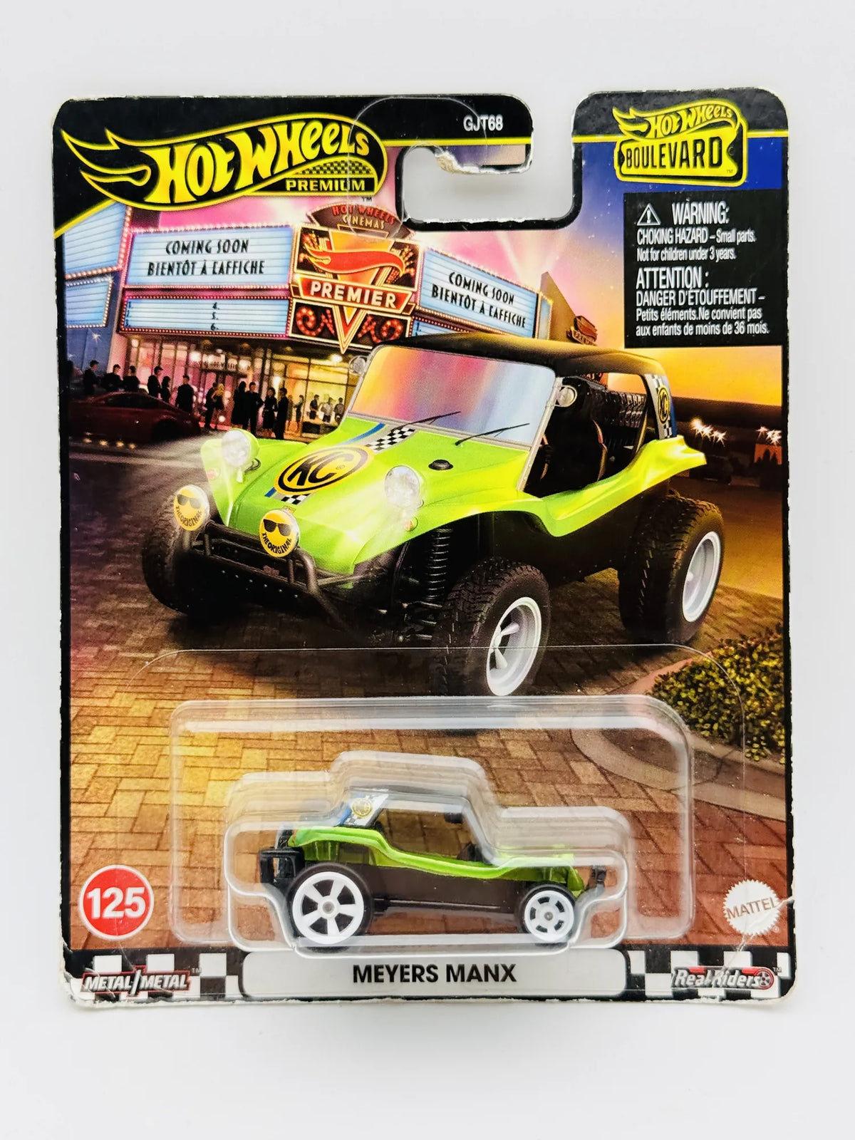 Meyers Manx Hot Wheels 2020 Boulevard 1:64 Buggy Blister Zielony – zdjęcie 9