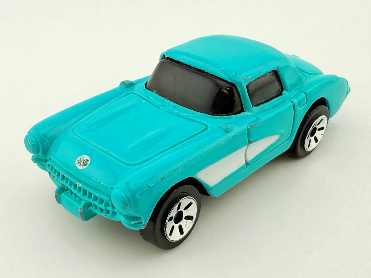 '57 Chevrolet Corvette Maisto Turkusowy 1:64 – zdjęcie 8