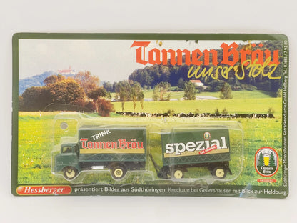 IFA W50L TRUCK Grell 1:87 Ciężarówka Promocyjna TannenBräu Blister Zielony – zdjęcie 7