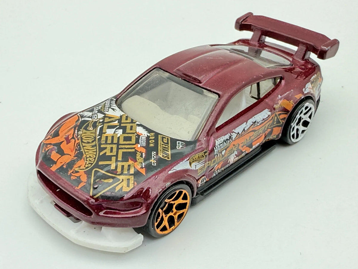 CUSTOM '18 FORD MUSTANG GT Hot Wheels 2018 Bordowy 1:64 – zdjęcie 8