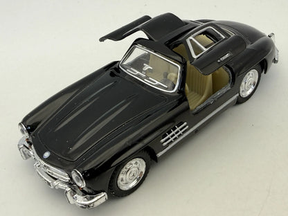 1954 MERCEDES-BENZ 300SL, Kinsmart, Die cast KT5346, Czarny, 1:33, Resoraki – zdjęcie 9