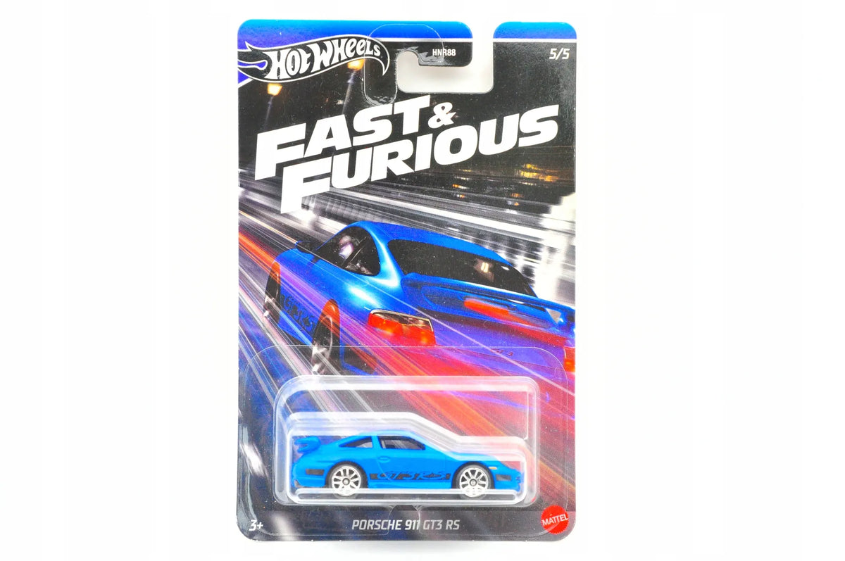 PORSCHE 911 GT3 RS, Fast & Furious, Hot Wheels 2024, Die cast HRW55, 1:64 – zdjęcie 9