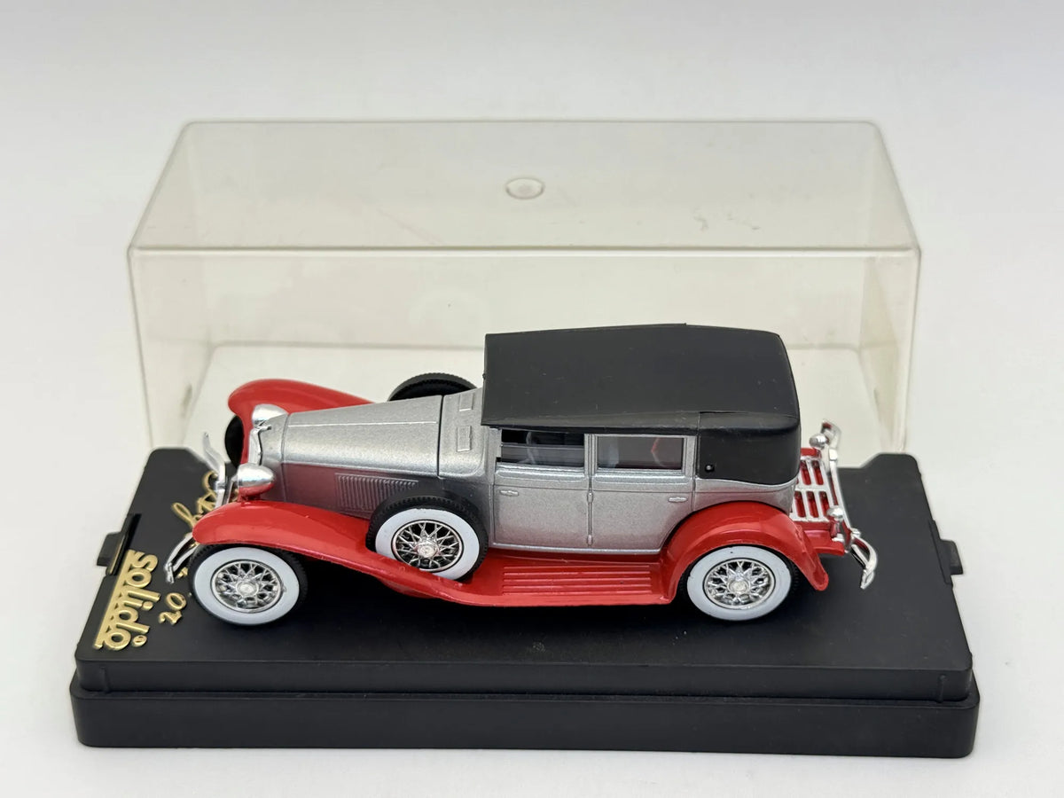 CORD L29 Z 1929 ROKU Age D'Or Solido '70 Srebrny 1:43 Made in France – zdjęcie 9