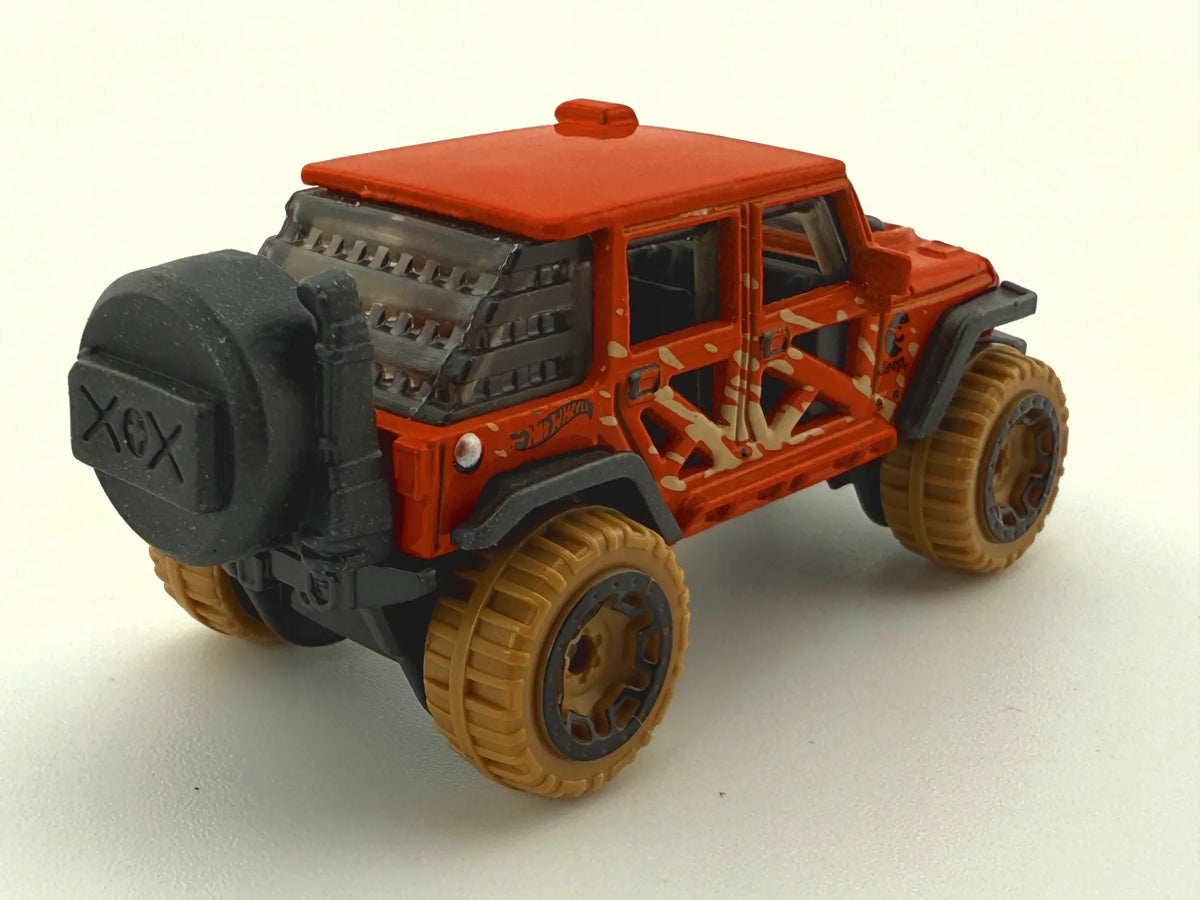 Jeep Wrangler Hot Wheels 2017 Pomarańczowy 1:64 – zdjęcie 6