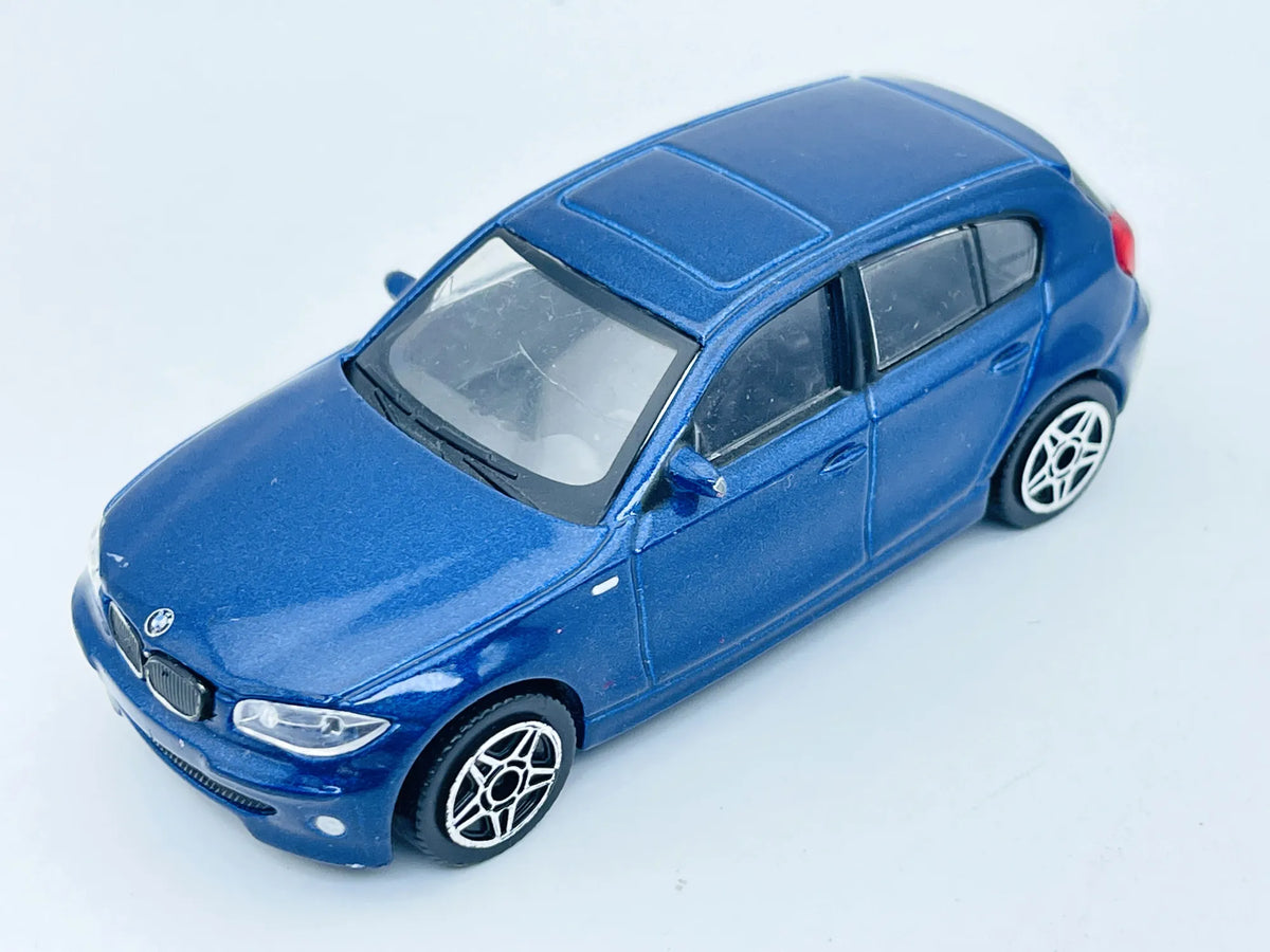 Bmw 1 Series 120D, Bburago, resoraki, die cast, 1:43 niebieski – zdjęcie 8