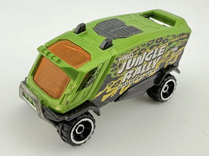 AERO POD, Jungle Rally, Hot Wheels 2014, Die cast LCB00060, Zielony, 1:64 – zdjęcie 9