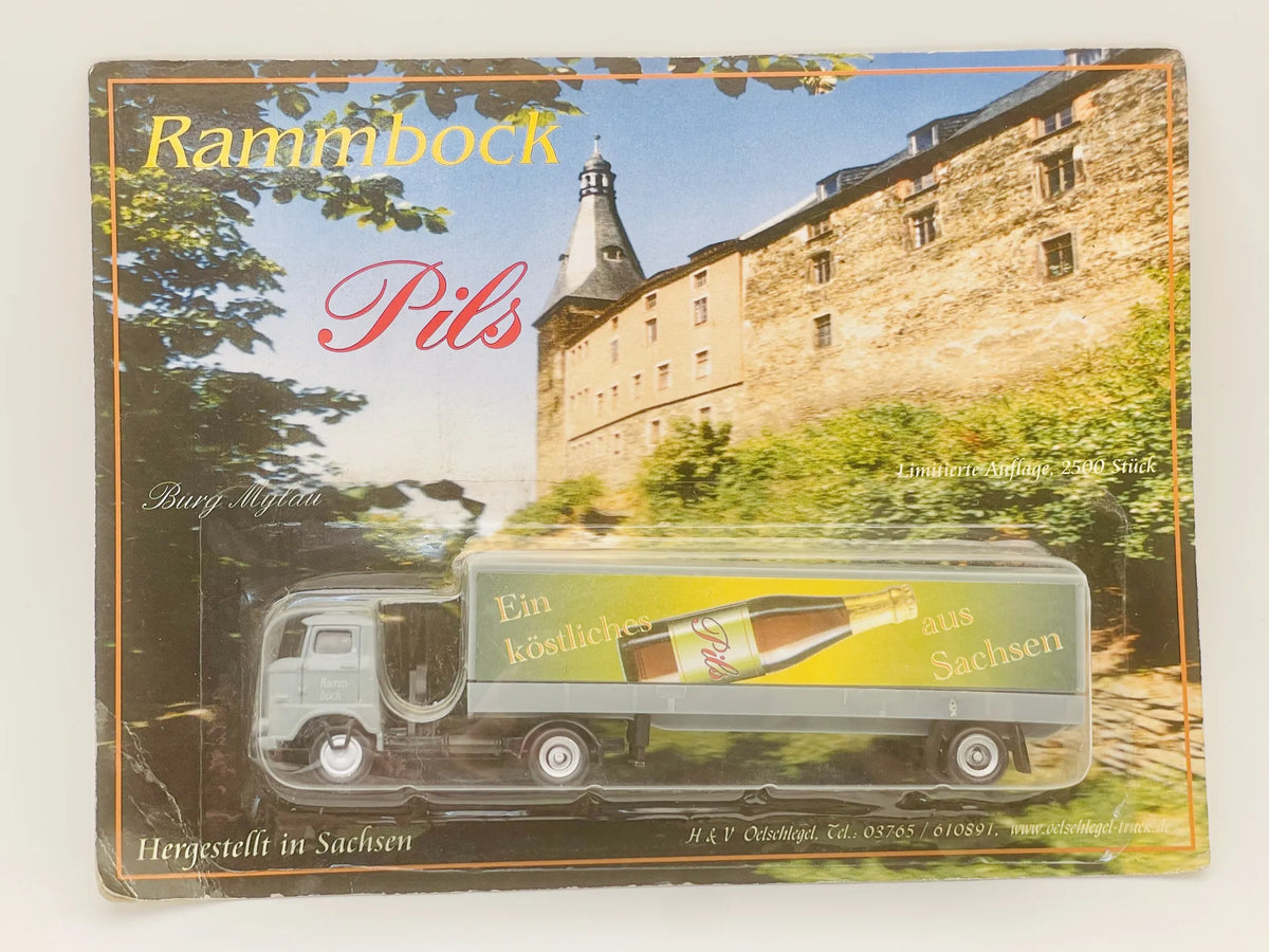 IFA W50-L DGD 1:87 Ciężarówka Promocyjna Rammbock Pils Blister Szary – zdjęcie 7