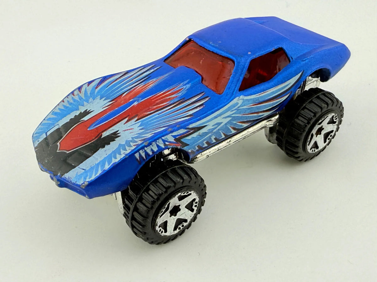 Chevrolet Corvette C3 Baja Hot Wheels Niebieski 1:64 – zdjęcie 9