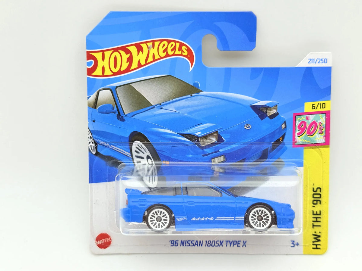 Nissan 180Sx Type X Hot Wheels Niebieski 1:64 – zdjęcie 6