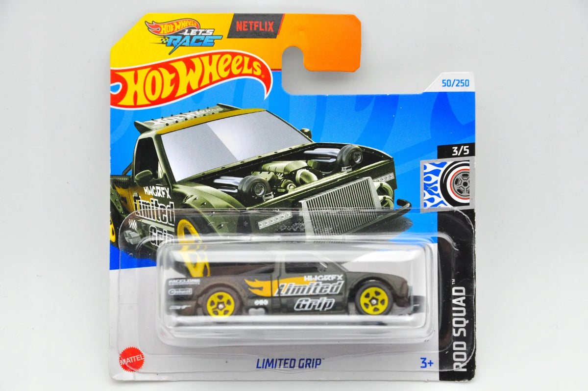 LIMITED GRIP Hot Wheels 2024 Czarny 1:64 – zdjęcie 9