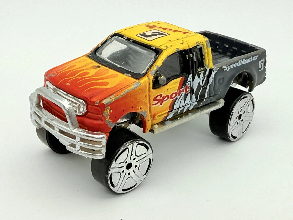 Ford F-Series Tonka Czerwono-Żółto-Czarna 1:64 – zdjęcie 8