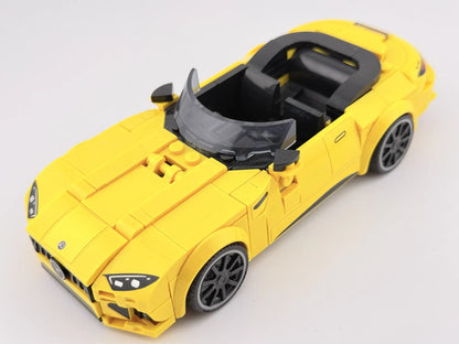 MERCEDES-AMG SL 63 CABRIO, Lego Speed Champions 76924, Resoraki, Żółty 1:24 – zdjęcie 10